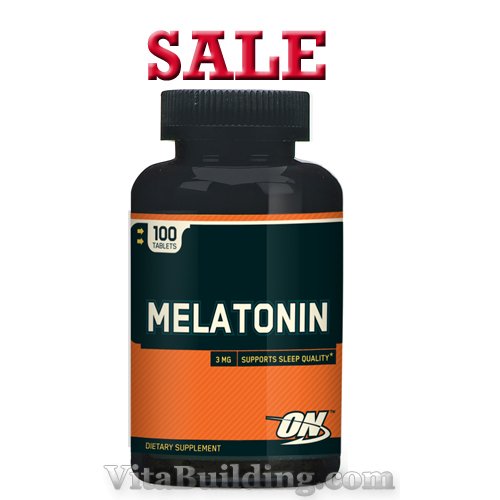 Optimum Nutrition Melatonin, 100 Tablets- Sale - Click Image to Close