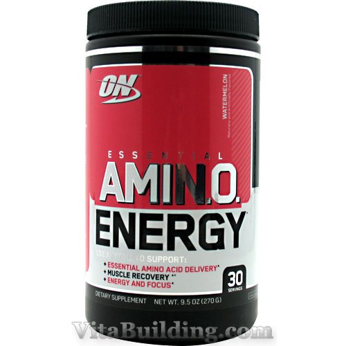 Optimum Nutrition Amino Energy, Watermelon, 30 Servings - Click Image to Close
