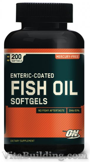 Optimum Nutrition Fish Oil, 200 Softgels - Click Image to Close