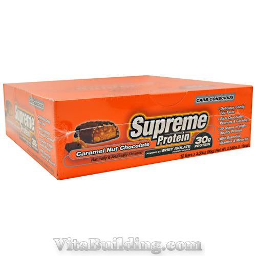 Supreme Protein Carb Conscious Quadruple Layer Protein Bar - Click Image to Close