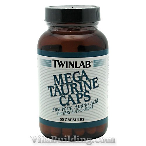 TwinLab Mega Taurine Caps - Click Image to Close