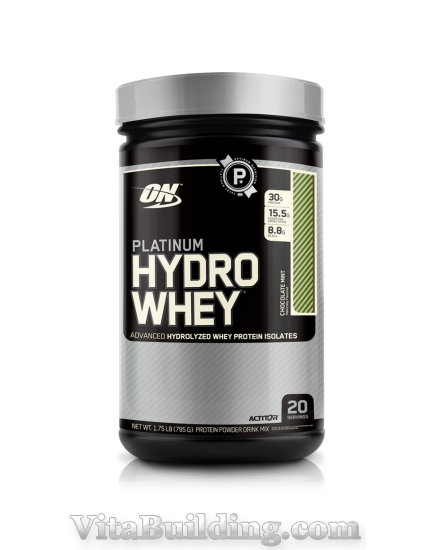 Optimum Nutrition Platinum Hydro Whey, Chocolate Mint, 1.75 lb - Click Image to Close