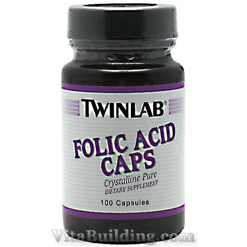 TwinLab Folic Acid Caps - Click Image to Close