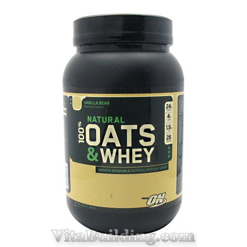 Optimum Nutrition Natural 100% Oats and Whey, Milk Chocolate - Click Image to Close