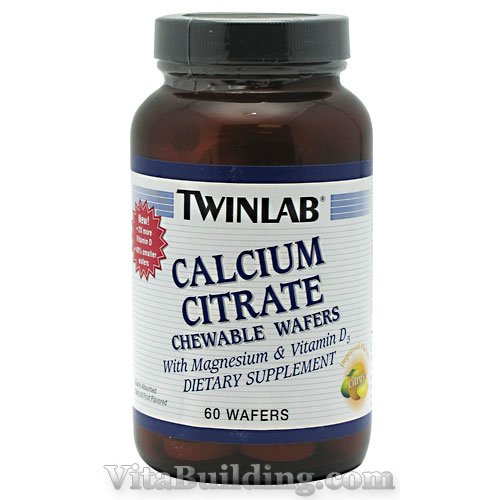TwinLab Calcium Citrate Chewable Wafers - Click Image to Close