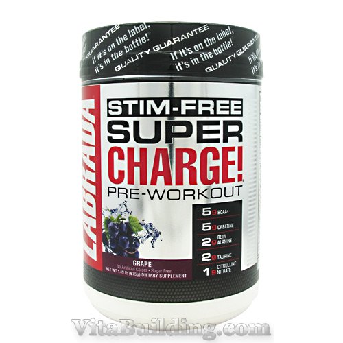 Labrada Nutrition Super Charge Stim-Free - Click Image to Close