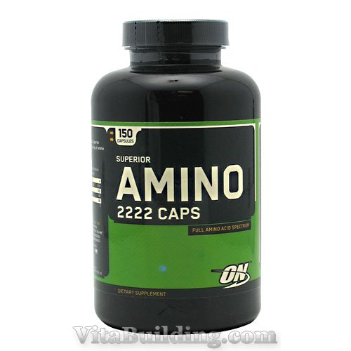 Optimum Nutrition Superior Amino 2222 Caps, 150 Capsules - Click Image to Close