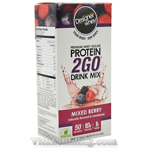 Designer Protein Premium Whey Isolate Protein 2Go - Click Image to Close