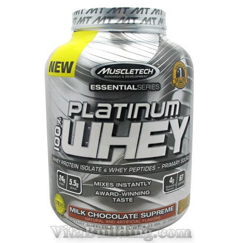 MuscleTech Essential Series 100% Platinum Whey - Click Image to Close