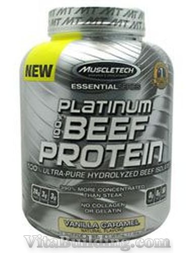Muscletech Essential Series 100% Platinum Beef Protein - Click Image to Close