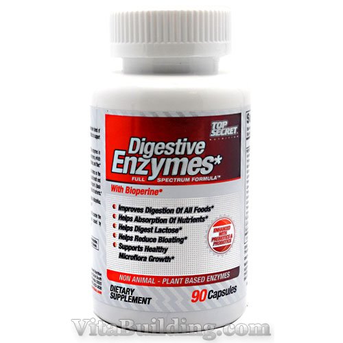 Top Secret Nutrition Digestive Enzymes - Click Image to Close