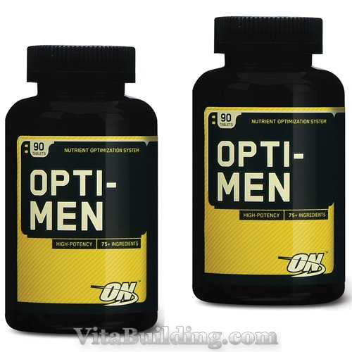 Optimum Nutrition Opti-Men, 90 Tablets-2 Bottles - Click Image to Close