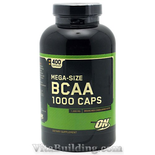 Optimum Nutrition BCAA 1000, 400 Capsules - Click Image to Close