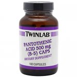 TwinLab Pantothenic Acid (B-5) Caps