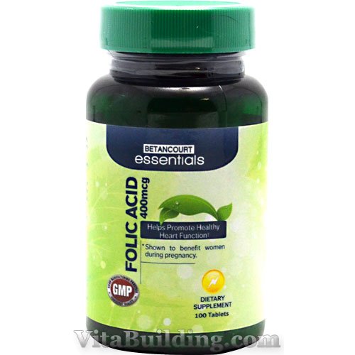 Betancourt Nutrition Betancourt Essentials Folic Acid - Click Image to Close