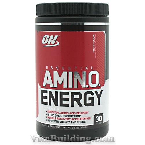 Optimum Nutrition Essential Amino Energy, Fruit Fusion, 30 Servi - Click Image to Close