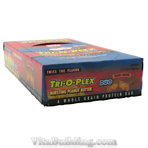Chef Jay's Tri-O-Plex Duo High Protein Food Bar - Click Image to Close