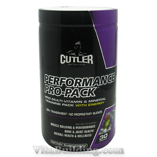 Cutler Nutrition Performance Pro-Pack - Click Image to Close