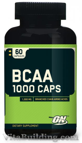 Optimum Nutrition BCAA 1000, 60 Capsules - Click Image to Close