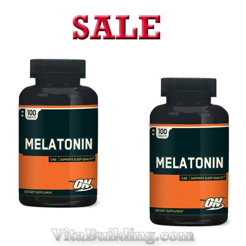 Optimum Nutrition Melatonin, 100 Tablets-2 Bottle- Sale - Click Image to Close