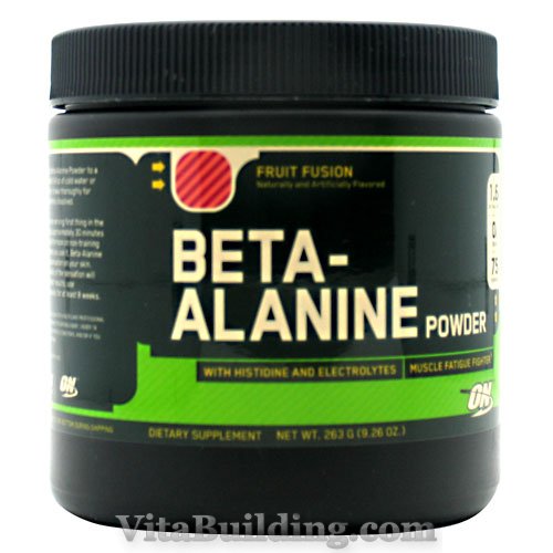 Optimum Nutrition Beta-Alanine, Fruit Fusion - Click Image to Close