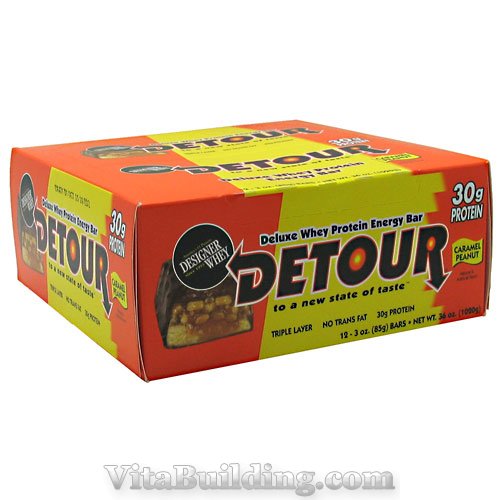 Forward Foods Detour Deluxe Whey Protein Energy Bar - Click Image to Close