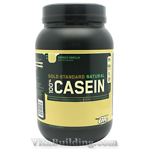 Optimum Nutrition Gold Standard Natural 100% Casein, French Vani - Click Image to Close