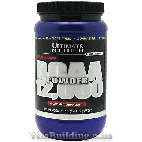 Ultimate Nutrition Platinum Series BCAA 12000 Powder - Click Image to Close