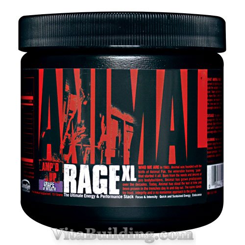 Universal Nutrition Animal Rage XL - Click Image to Close
