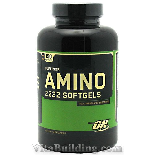 Optimum Nutrition Superior Amino 2222, 150 Softgels - Click Image to Close