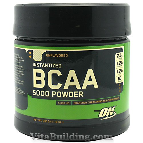 Optimum Nutrition Instantized BCAA 5000 Powder, Unflavored, 60 S - Click Image to Close