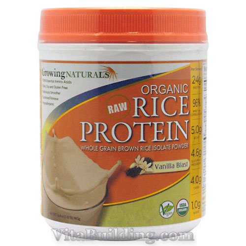Growing Naturals Organic Rice Protein - Click Image to Close
