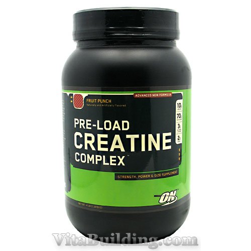 Optimum Nutrition Pre-Load Creatine Complex, Fruit Punch - Click Image to Close