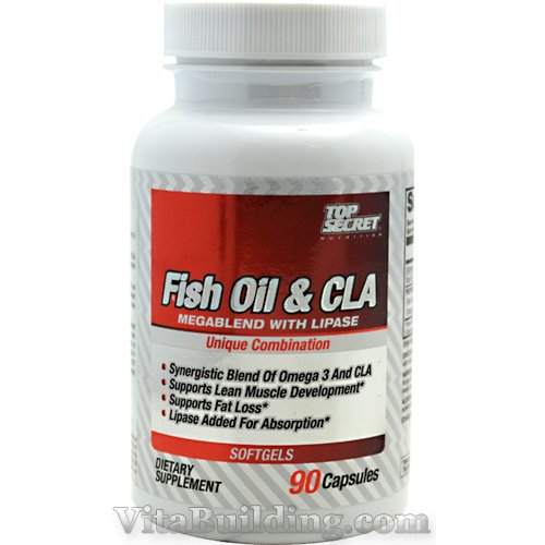 Top Secret Nutrition Fish Oil & CLA - Click Image to Close