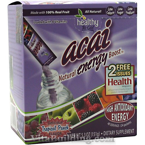 Healthy To Go! Acai Natural Energy Boost - Click Image to Close