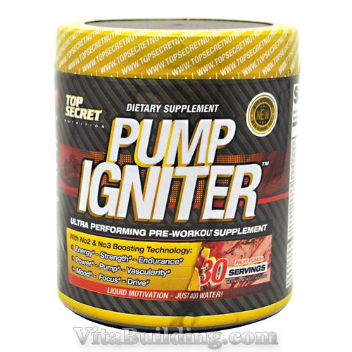 Top Secret Nutrition Pump Igniter - Click Image to Close