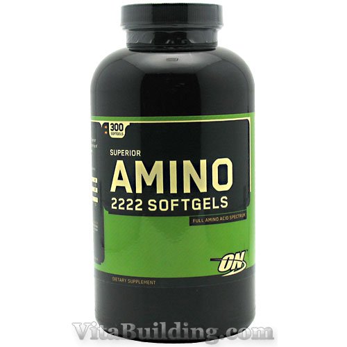 Optimum Nutrition Superior Amino 2222, 300 Softgels - Click Image to Close