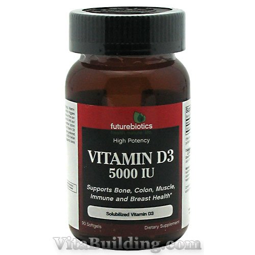 Futurebiotics Vitamin D3 5000 IU - Click Image to Close