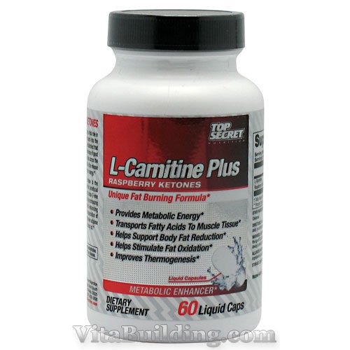Top Secret Nutrition L-Carnitine +Raspberry Ketones - Click Image to Close