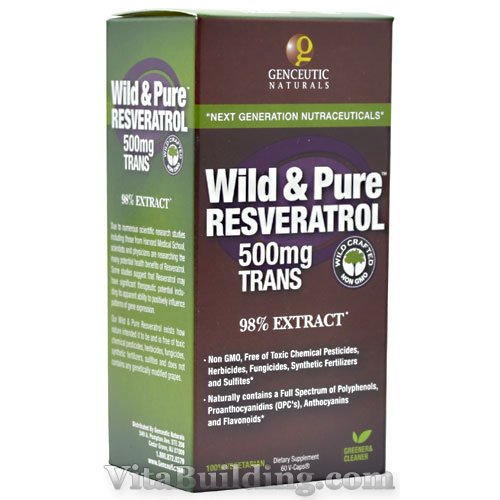 Genceutic Naturals Wild & Pure Resveratrol - Click Image to Close