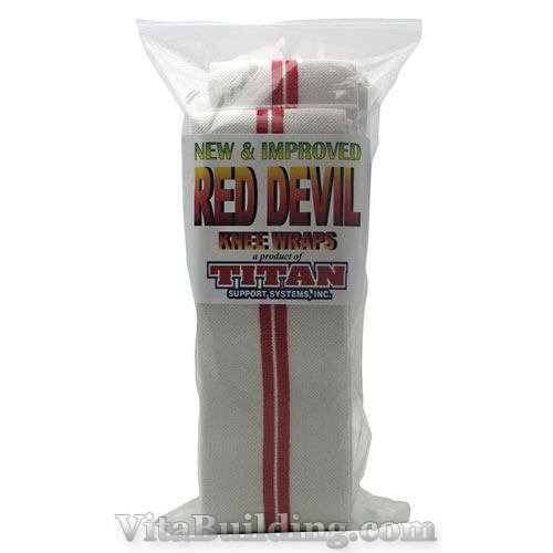 Titan Support Systems Red Devil Knee Wraps - Click Image to Close