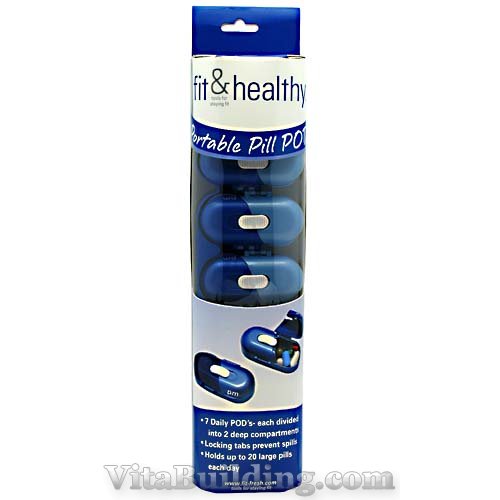 Fit & Fresh Portable Pill POD - Click Image to Close