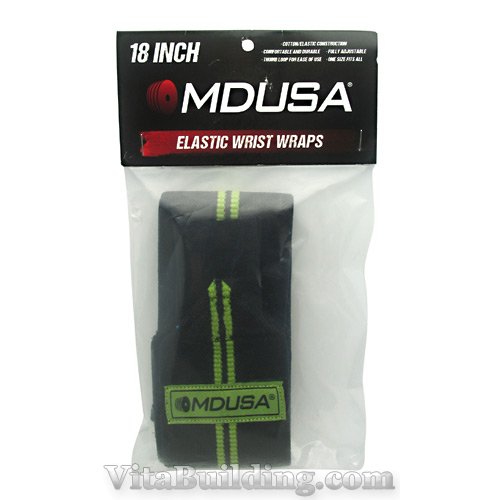 Muscle Driver MDUSA Elastic Wrist Wraps - Click Image to Close