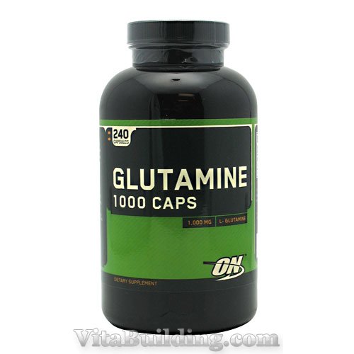 Optimum Nutrition Glutamine 1000 Caps, 240 Capsules - Click Image to Close