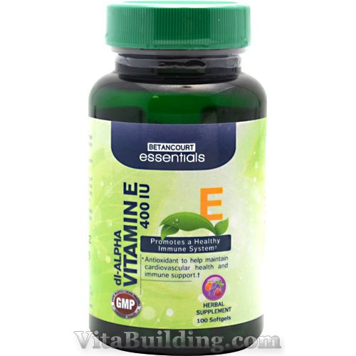Betancourt Nutrition Betancourt Essentials Vitamin E - Click Image to Close