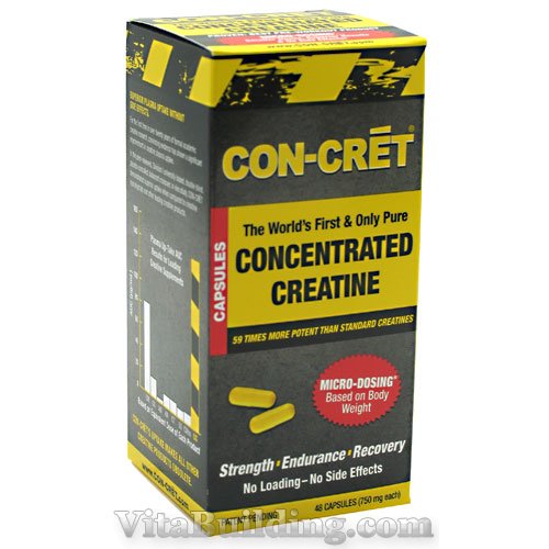 Con-Cret Concentrated Creatine, 48 Capsules - Click Image to Close