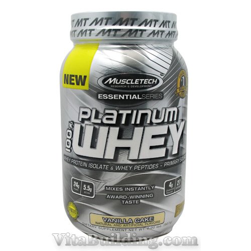 MuscleTech Essential Series 100% Platinum Whey - Click Image to Close