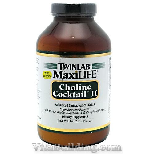 TwinLab MaxiLife Choline Cocktail II with Caffeine - Click Image to Close