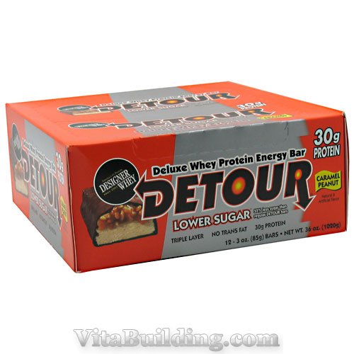 Forward Foods Detour Low Sugar Deluxe Whey Protein Energy Bar - Click Image to Close