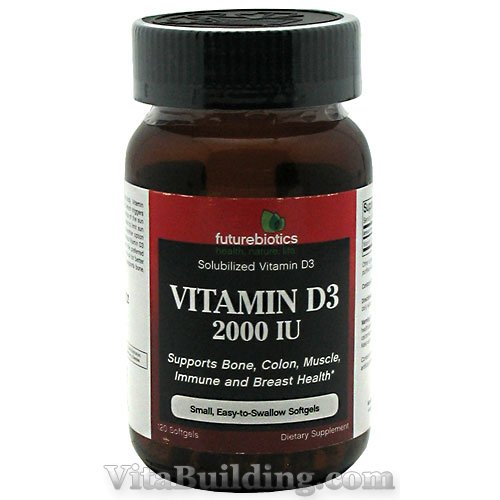Futurebiotics Vitamin D3 2000 IU - Click Image to Close